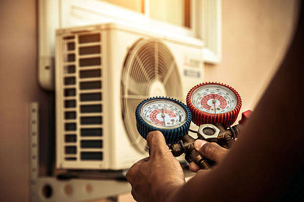 Professional Air Conditioning Service technician working in Allendale, SC